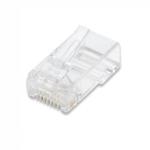 PLUG DI RETE RJ45 CAT6 CON INSERT BAR TRASPARENTE