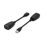 EXTENDER USB 45MT TRAMITE CAVO DI RETE DIGITUS NERO