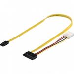 CAVO SATA CON ALIMENTAZIONE MOLEX 0,5MT 