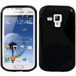 CUSTODIA TPU + PELLICOLA SAMSUNG GALAXY TREND AREA NERO