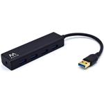HUB USB 3.1 MINI 4 PORTE EWENT EW1136 NERO