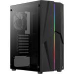 CABINET ATX MIDI TOWER MECHA AEROCOOL NERO NO ALIMENTATORE