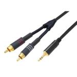 CAVO AUDIO PROFESSIONALE 1.5MT JACK X 2 RCA RIDEM