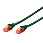 CAVO DI RETE 0.5MT CAT 6 VERDE EWENT