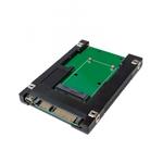 ADATTATORE  SSD MSATA A SATA 2.5" CON PORTA USB 2.0 NERO LOGILINK