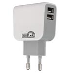 TRAVEL CASA UNIVERSALE 2USB 3A AREA BIANCO