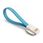 CAVO MAGNETICO USB 0.2MT IPHONE 3/4 CELESTE