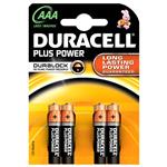 BATTERIA MINISTILO 1.5V 4 PZ. AAA PLUS POWER DURACELL