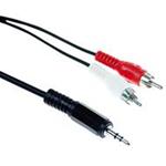 CAVO AUDIO JACK 2XRCA 1.5MT LIFE NERO