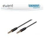 CAVO AUDIO STEREO JACK 4 POLI M/M 1MT EWENT