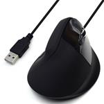 MOUSE  USB VERTICALE ERGONOMICO EWENT NERO