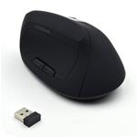 MOUSE  WIRELESS VERTICALE ERGONOMICO EWENT NERO