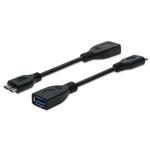 CAVO USB A FEMM./USB3  0.13MT OTG NERO