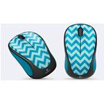 MOUSE WIRELESS LOGITECH M238 TEAL CHEVRON