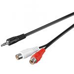 CAVO AUDIO 1.5MT JACK X 2 RCA FEMMINA