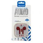 AURICOLARE + MIC COMP. APPLE IPHONE 5 5S 6 6S ROSSO