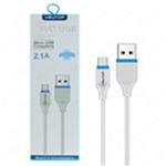 CAVO DATI/RICARICA USB MICRO 1MT 2.1A BIANCO NEWTOP