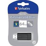 VERBATIM PEN DRIVE 64GB STORE N GO USB2.0 BLACK