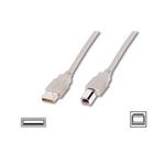 CAVO USB 2.0 A/B 3MT. GRIGIO NILOX