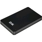 LINK BOX ESTERNO USB 2.0 PER HDD SATA 2.5 FINO A 9.5 MM DI SPESSORE BLACK