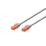 CAVO DI RETE 0.5MT CAT 6 NON SCHERMATO GRIGIO DIGITUS