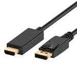 CAVO VIDEO DISPLAY PORT A HDMI M/M 1MT EWENT NERO