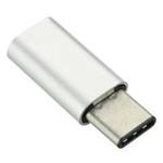 ADATTATORE OTG DA MICRO FEMMINA A USB MASCHIO TIPO C LIFE GRIGIO