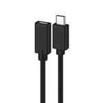 CAVO PROLUNGA DATI/RICARICA USB TIPO C 3MT M/F NERO EWENT