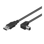 CAVO USB 2 0.2MT ANGOLARE DIGITUS NERO