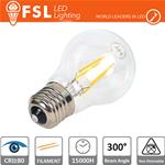 LAMPADINA LED A FILAMENTO 7W E27 800LM LUCE CALDA FSL