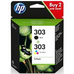 CART. HP 303 MULTIPACK NERO + COLORE