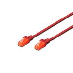 CAVO DI RETE 3MT CAT 6 ROSSO DIGITUS