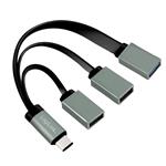 HUB USB TIPO C CON 2 PORTE USB 2.0 1 PORTA USB 3.0 LOGILINK