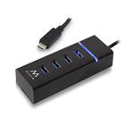 HUB USB TIPO C 3.1 4 PORTE USB 3.1 EWENT NERO