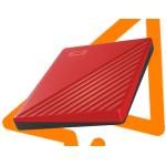 HD 4 TB EXT. USB 3 MY PASSPORT WD ROSSO