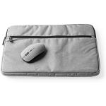 BORSA NOTEBOOK 16" PREMIUM CON MOUSE WIRELESS 1600 DPI GRIGIA NEDIS