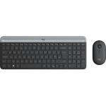 LOGITECH MK470 KIT TASTIERA + MOUSE WIRELESS LAYOUT ITALIANO NERO