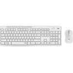 TASTIERA E MOUSE WIRELESS SILENT LOGITECH MK295 BIANCA