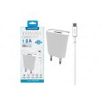 CARICATORE USB TIPO C 1A NEWTOP CM11 BIANCO