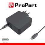 ALIMENTATORE USB-C PD QUICK CHARGE USB FAST 45W PROPART