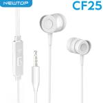 AURICOLARE + MIC UNIVERSALE CF25 NERO NEWTOP BIANCO