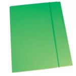 CARTELLINA A4 3 LEMBI 23X33 CON ELASTICO BREFIOCART VERDE