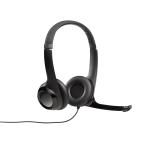 CUFFIA + MIC LOGITECH H390 USB NERA