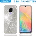 3 IN 1 PC TPU GLITTER COVER APPLE IPHONE 11 PRO MAX (APPLE - Iphone 11 Pro Max - Nero)