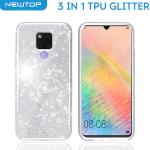 3 IN 1 PC TPU GLITTER COVER HUAWEI Y5P (HUAWEI - Y5 P - Argento)