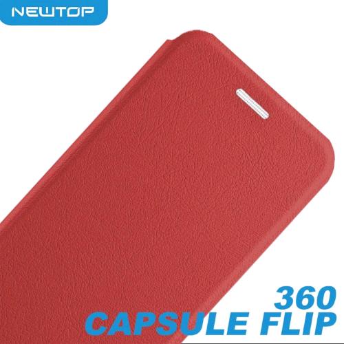 360 CAPSULE FLIP CASE COVER APPLE IPHONE XS (APPLE - iPhone XS - Rosso)