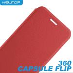 360 CAPSULE FLIP CASE COVER HUAWEI Y6P (HUAWEI - Y6 P - Rosso)