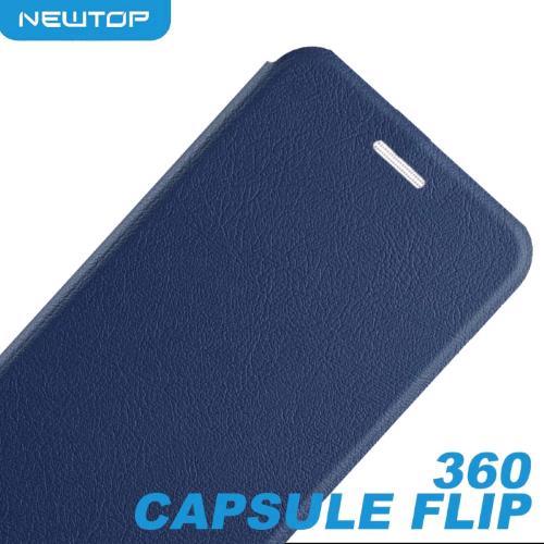 360 CAPSULE FLIP CASE COVER SAMSUNG GALAXY A02S (SAMSUNG - Galaxy A02s - Blu)