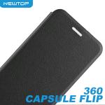 360 CAPSULE FLIP CASE COVER SAMSUNG GALAXY A7 2018 (SAMSUNG - Galaxy A7 2018 - Nero)