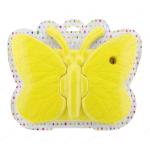 BABY TABLET CASE FARFALLA IPAD AIR - AIR II (APPLE - Ipad 5 Air - 6 Air II - Giallo)